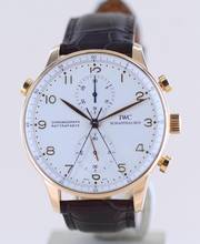 Thumbnail von IWC Portuguese Portugieser 18K Rose Gold Rattrapante Double Chronograph 41mm Classic