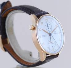 Thumbnail von IWC Portuguese Portugieser 18K Rose Gold Rattrapante Double Chronograph 41mm Classic