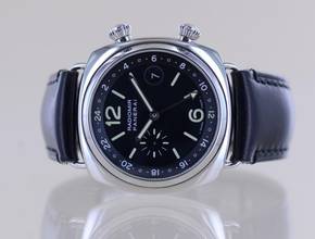 Thumbnail von Officine Panerai Radiomir PAM 00184 42 mm Cal OPXII Jaeger Automatic GMT Date Limited B+P