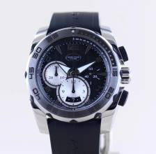 Thumbnail von Parmigiani Fleurier Pershing Chronograph black Dial 45mm Sportler Automatic rare