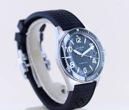 Thumbnail von Glashütte Original SeaQ green 39.5mm Caliber 36 Automatic Rubber Strap Diver B+P Top