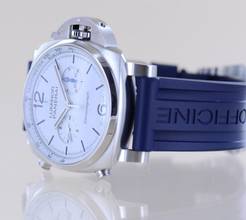 Thumbnail von Officine Panerai Luminor Chronograph 44mm Steel 01218 White Dial 44mm B+P