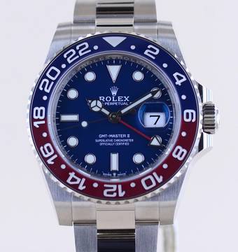 Rolex GMT-Master II 126719BLRO Pepsi Whitegold Keramik B+P ungetragen