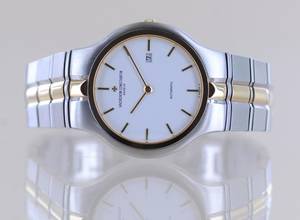 Thumbnail von Vacheron Constantin Phidias White dial Steel Gold Automatic Luxury fine Dress watch 33mm rare