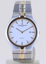 Thumbnail von Vacheron Constantin Phidias White dial Steel Gold Automatic Luxury fine Dress watch 33mm rare