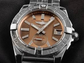 Thumbnail von Breitling Galactic Ref.A37330-95 Year 2011 Full Set Original Vintage Unpolished Galactic