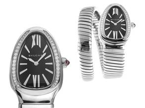 Thumbnail von Bulgari Serpenti Tubogas Ref.103434 2026 Full Set Ungetragen Serpenti Tubogas Stahl Diamanten