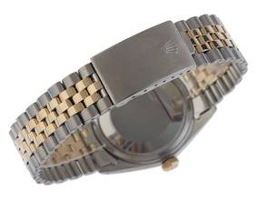 Thumbnail von Rolex Datejust Ref.16013 Bj.1972 Box&Beschreibung sehr gut Vintage Datejust open 6/9 Jubilé Armband