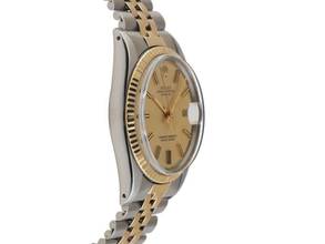 Thumbnail von Rolex Datejust Ref.16013 Bj.1972 Box&Beschreibung sehr gut Vintage Datejust open 6/9 Jubilé Armband