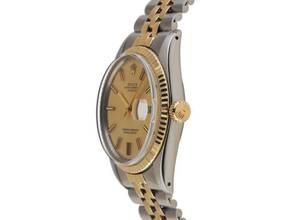 Thumbnail von Rolex Datejust Ref.16013 Bj.1972 Box&Beschreibung sehr gut Vintage Datejust open 6/9 Jubilé Armband