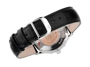 Thumbnail von Jaeger-LeCoultre Master Calendar Control Ref.140.8.87 Year 2011Box & Description original Vintage Unpolished Master Control Calendar Crocodile Leather Folding Clasp