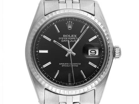  Rolex Datejust Ref.1603 Bj.1968 Box&Beschreibung sehr gut Vintage Datejust Stahl Jubilé Armband 