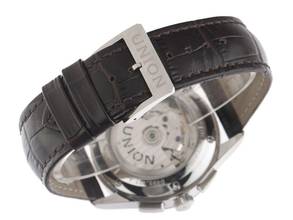 Thumbnail von Union Glashütte Noramis Ref.D005.427A Year 2013 original box original vintage unpolished Noramis chronograph