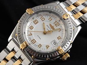 Thumbnail von Breitling Wings Lady Ref.B67350 Year 2002 Full Set Original Vintage Unpolished Wings