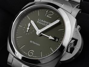 Thumbnail von Panerai Luminor Quaranta BiTempo GMT Ref.PAM01640 2026 Full Set Unworn Luminor Quaranta BiTempo GMT Green Dial