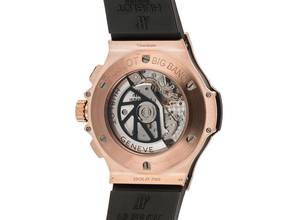 Thumbnail von Hublot Big Bang Ref.301.PM.1780.6R Year 2012 original box like new vintage Big Bang 18kt rose gold chronograph rubber folding clasp 177g