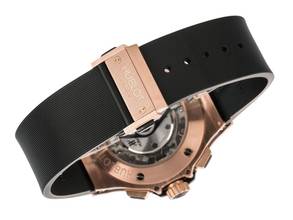 Thumbnail von Hublot Big Bang Ref.301.PM.1780.6R Year 2012 original box like new vintage Big Bang 18kt rose gold chronograph rubber folding clasp 177g