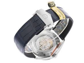 Thumbnail von TAG Heuer Carrera Calibre 5 Day Date Ref.WBN2012.FC6502 2024 Full Set Unworn Carrera Calibre 5 Blue Day-Date Crocodile Leather Folding Clasp