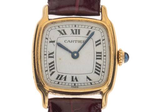  Cartier Ballon Bleu Chambord Ref.10715 Bj.1984 Full Set sehr gut Vintage Chambord 18kt Gelbgold 