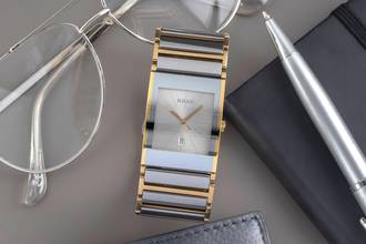 Thumbnail von Rado Integral L Steel / Ceramic Quartz Men's Watch Ref. R20748112 B&P