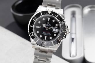 Thumbnail von Rolex Sea-Dweller Single Red Stahl Herrenuhr Oyster Ref. 126600 B&P 2017 LC100