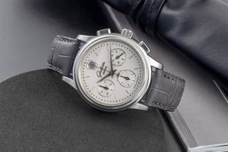 Thumbnail von Glashütte Original Senator Chronograph Steel Automatic Ref. 39-32-03-03-04 B&P