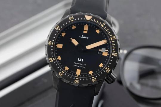  Sinn U1 S E Stahl Automatik Herrenuhr Ref. 1010.023 Box & Papiere 2017 