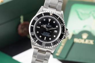 Thumbnail von Rolex Sea-Dweller 4000 Steel Automatic Men's Watch Ref. 16600T B&P 2007 Collector's Set