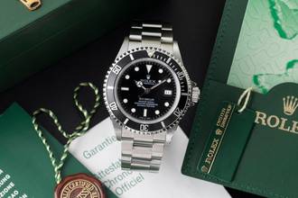 Thumbnail von Rolex Sea-Dweller 4000 Steel Automatic Men's Watch Ref. 16600T B&P 2007 Collector's Set