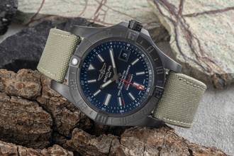 Thumbnail von Breitling Avenger II GMT Black Steel Automatic Ref. M3239010/BF04 B&P 2021