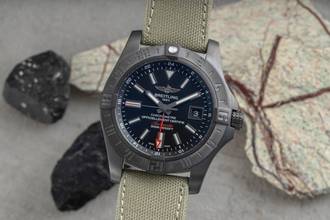 Thumbnail von Breitling Avenger II GMT Black Steel Automatic Ref. M3239010/BF04 B&P 2021