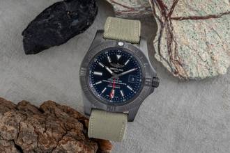 Thumbnail von Breitling Avenger II GMT Black Steel Automatic Ref. M3239010/BF04 B&P 2021