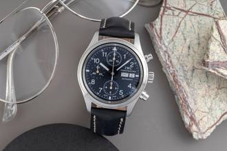 Thumbnail von IWC Pilot Fliegerchronograph chronograph steel automatic men's watch ref. IW370607