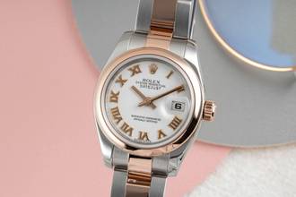 Thumbnail von Rolex Lady-Datejust 26 Roman Stahl / Gold Automatik Damenuhr Ref. 179161 D-Serie