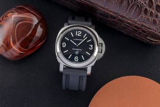 Thumbnail von Panerai Luminor Base Logo 44 Steel Hand-Wound Men's Watch Ref. PAM00000