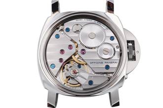 Thumbnail von Panerai Luminor Base Logo 44 Steel Hand-Wound Men's Watch Ref. PAM00000