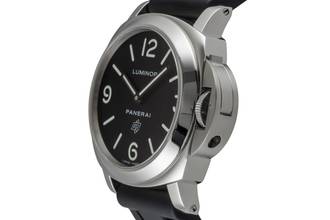 Thumbnail von Panerai Luminor Base Logo 44 Steel Hand-Wound Men's Watch Ref. PAM00000