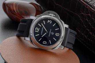 Thumbnail von Panerai Luminor Base Logo 44 Steel Hand-Wound Men's Watch Ref. PAM00000