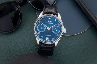 Thumbnail von IWC Portuguese Portugieser Automatic Stainless Steel Men's Watch Ref. IW500710 Papers 2019