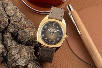 Thumbnail von Glashütte Original Spezimatic Brass Gold-Plated Automatic Men's Watch Vintage Classic