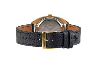 Thumbnail von Glashütte Original Spezimatic Special Green Dial gold-plated automatic men's watch vintage