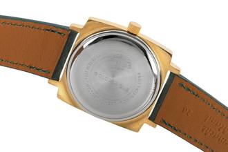 Thumbnail von Glashütte Original Spezimatic Silver Dial Gold-Plated Automatic Men's Watch Vintage Classic