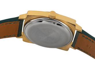 Thumbnail von Glashütte Original Spezimatic Silver Dial Gold-Plated Automatic Men's Watch Vintage Classic