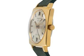 Thumbnail von Glashütte Original Spezimatic Silver Dial Gold-Plated Automatic Men's Watch Vintage Classic