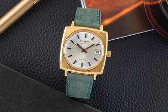 Thumbnail von Glashütte Original Spezimatic Silver Dial Gold-Plated Automatic Men's Watch Vintage Classic