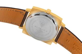 Thumbnail von Glashütte Original Spezimatic Brown Dial Gold-Plated Automatic Men's Watch Vintage Classic