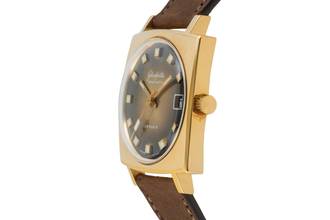 Thumbnail von Glashütte Original Spezimatic Brown Dial Gold-Plated Automatic Men's Watch Vintage Classic