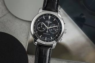 Glashütte Original Senator Chronograph XL ステンレススチール 自動巻き Ref. 1-39-34-20-42-04