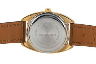 Thumbnail von Glashütte Original Spezimatic Blue Dial gold-plated automatic men's watch vintage classic