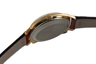 Thumbnail von Glashütte Original Spezimatic Red Circle Dial Gold-Plated Automatic Men's Watch Vintage